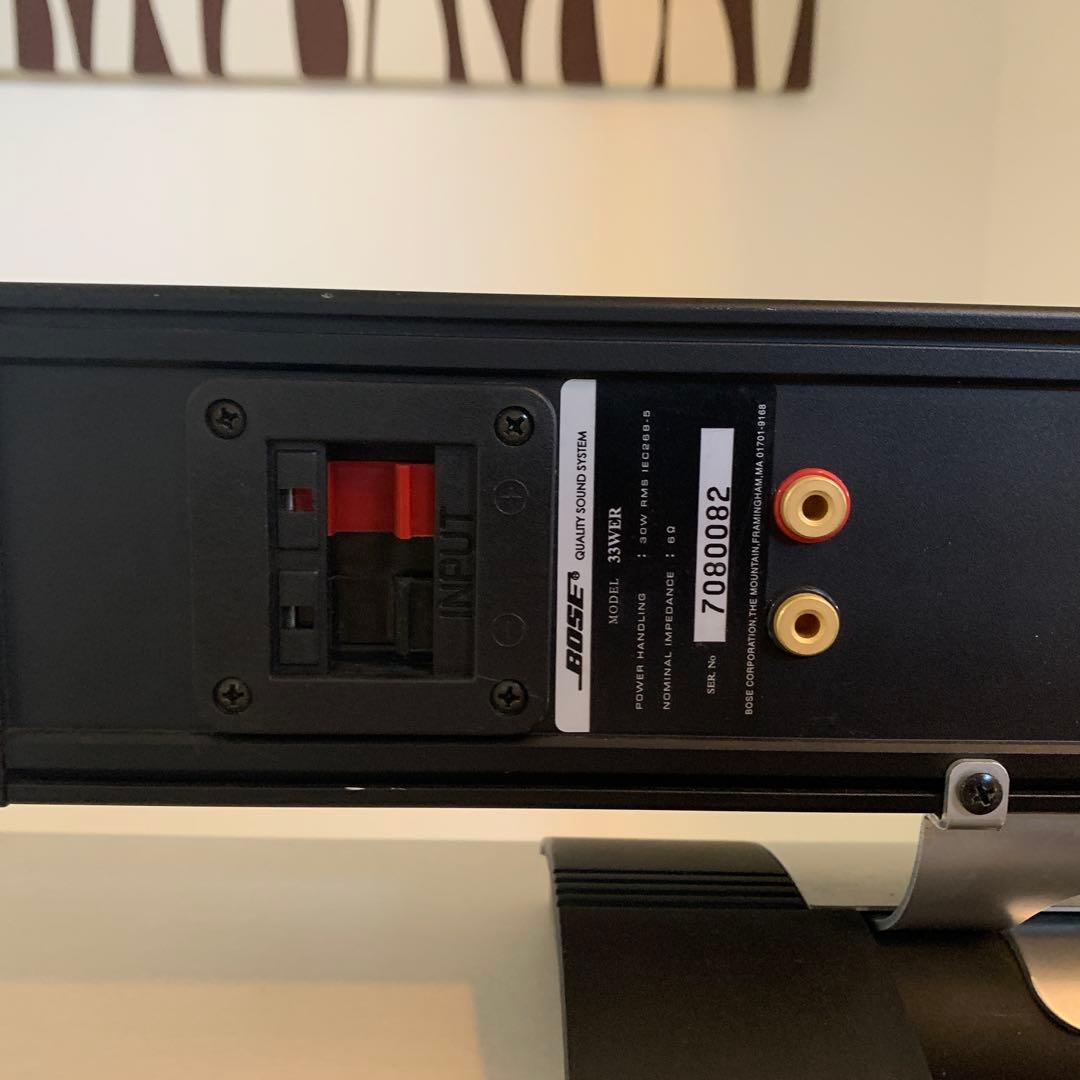 BOSE スピーカーシステム 33WER スタンド・壁掛ブラケット付属 ボーズ