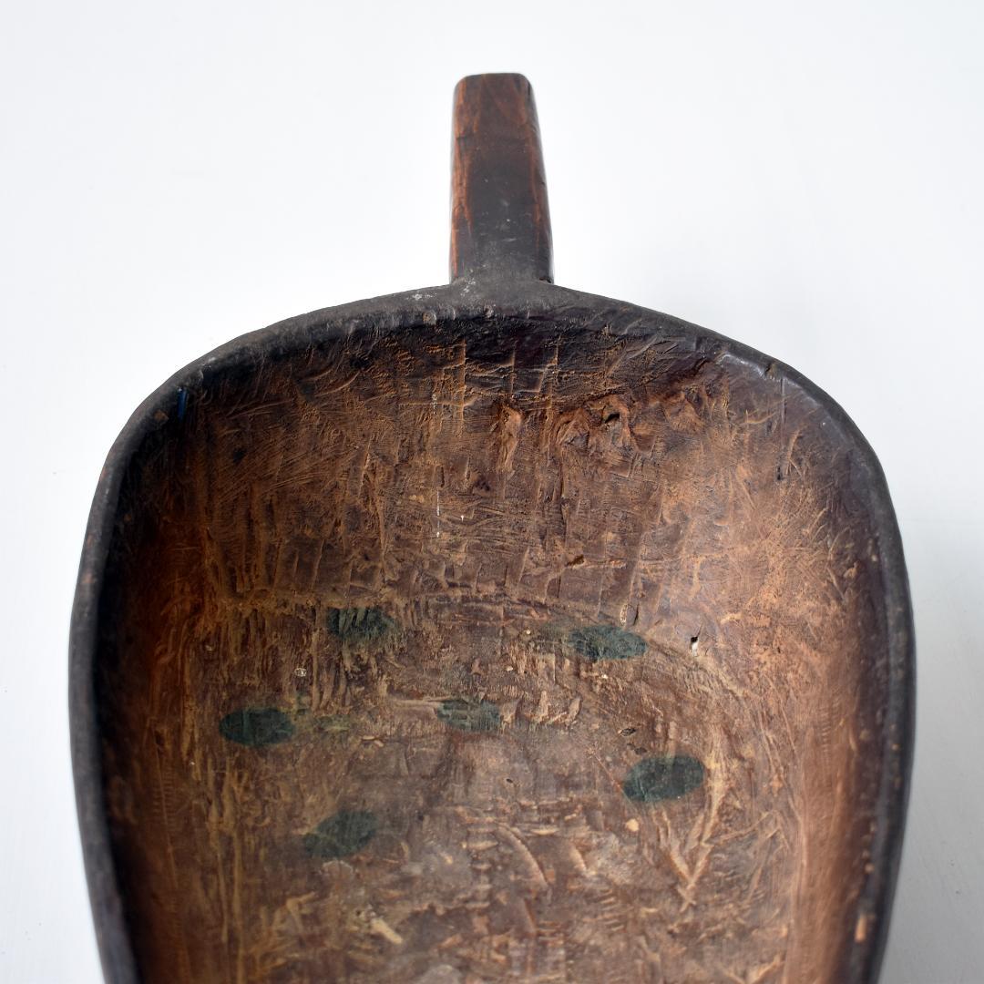 李朝時代 木製 柄杓 19世紀頃 済州島 韓国 朝鮮 高麗 古道具工芸民藝民芸