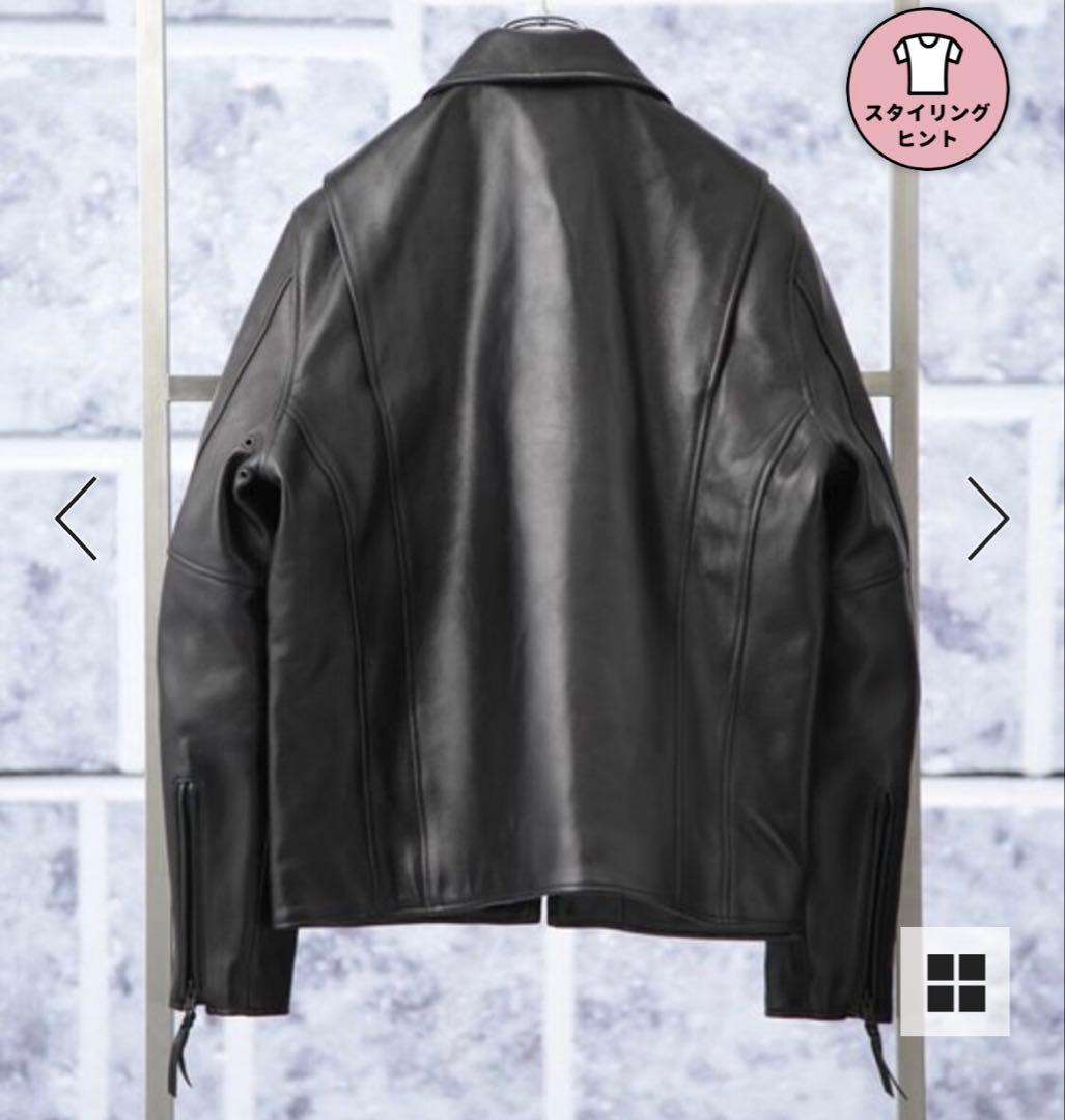 【新品】Schottショット レザー シングルジャケット ブラック サイズM