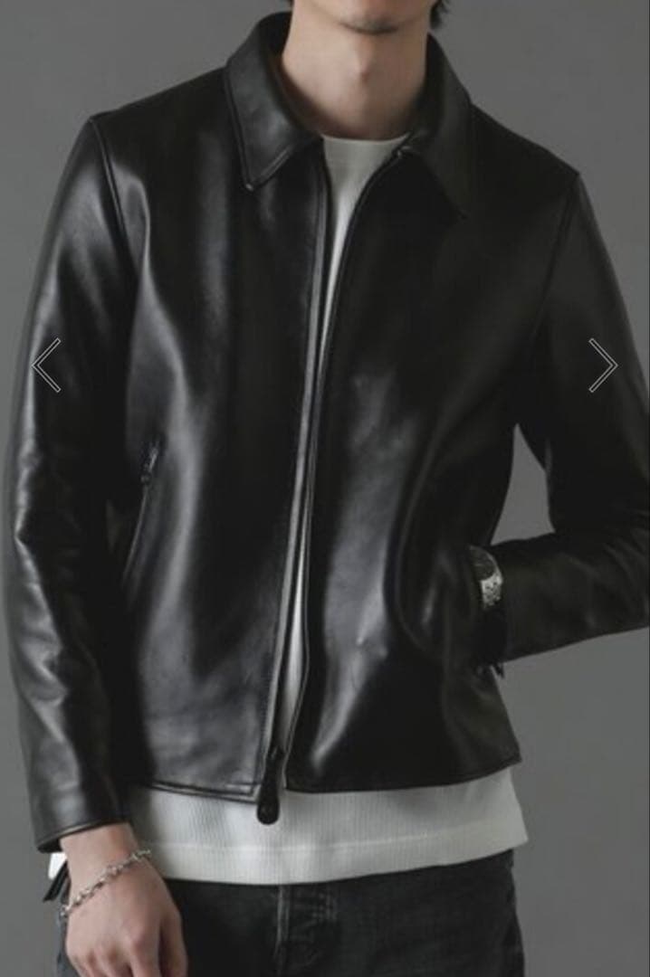 【新品】Schottショット レザー シングルジャケット ブラック サイズM