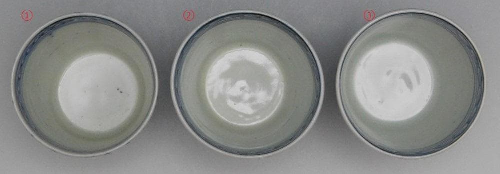 【鳳凰堂】古伊万里「蛸唐草 蕎麦猪口」染付 一客ずつ 江戸後期 送料出品者負担