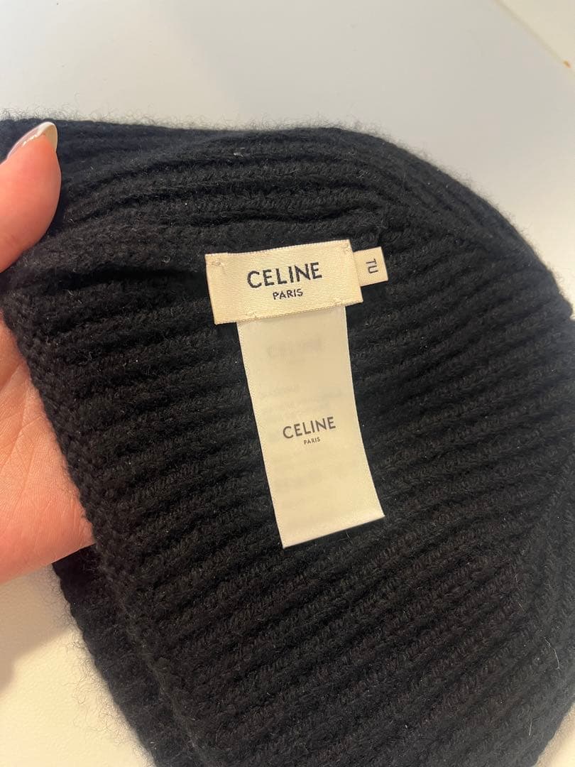 CELINE トリオンフ ニット帽