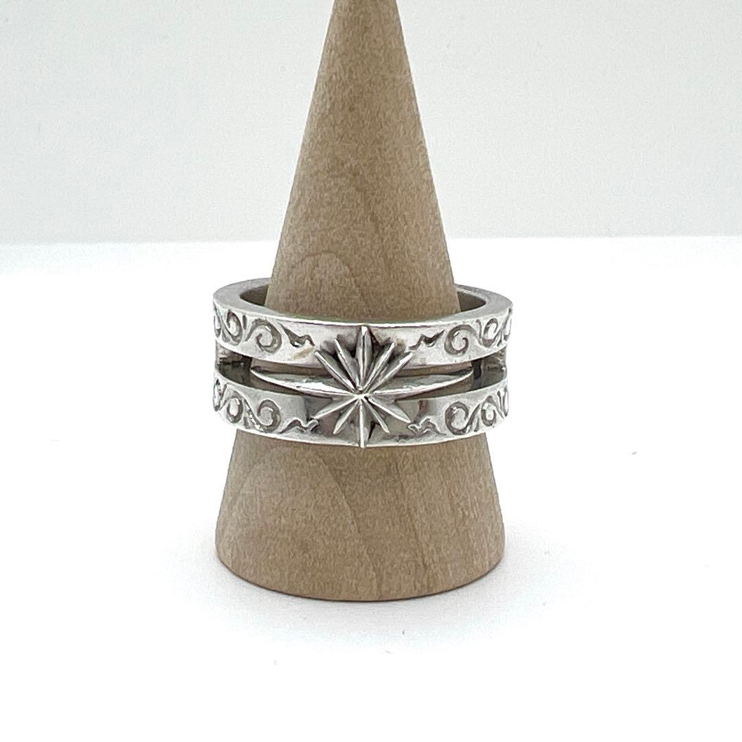 【ヴィンテージ】SAAD サード アラベスク 太陽神 幅広 シルバー 廃盤 希少