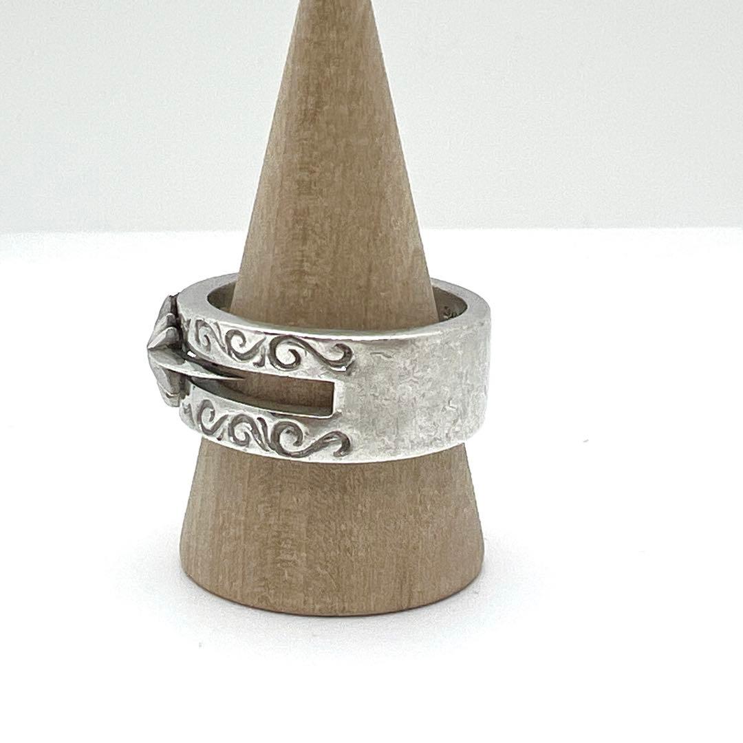 【ヴィンテージ】SAAD サード アラベスク 太陽神 幅広 シルバー 廃盤 希少