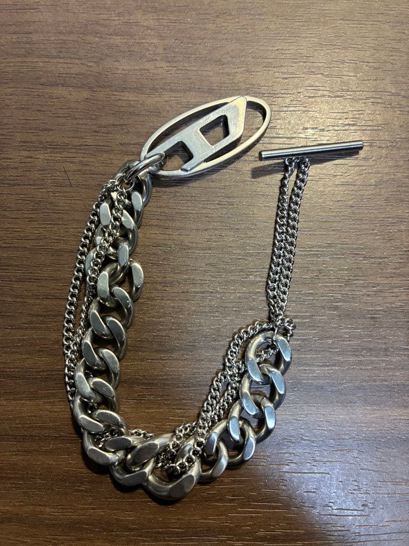 DIESEL DX1550040 シルバーブレスレット