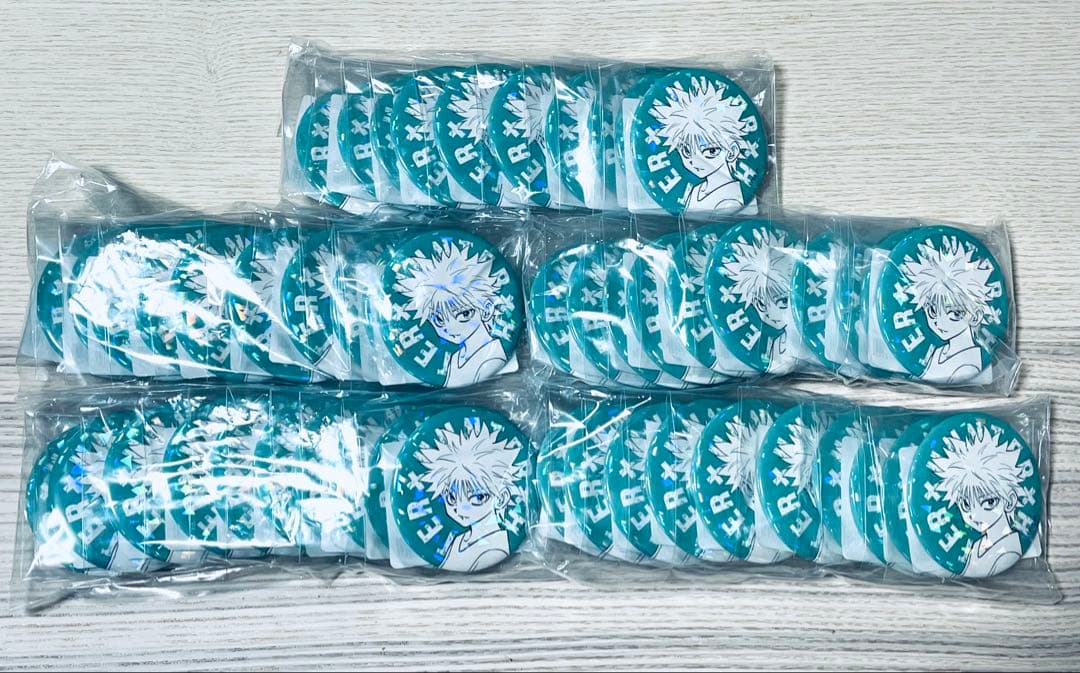 ハンターハンター オールスター缶バッジ キルア B 50点セット