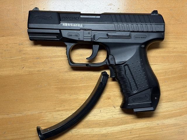 あ*き様 ジャンク扱い・10禁エアガンセット+ホルスター+ライフルケース等