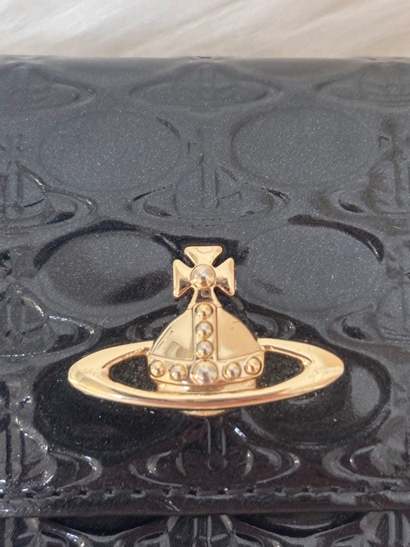 【美品】Vivienne Westwood OVALORB口金二つ折り財布