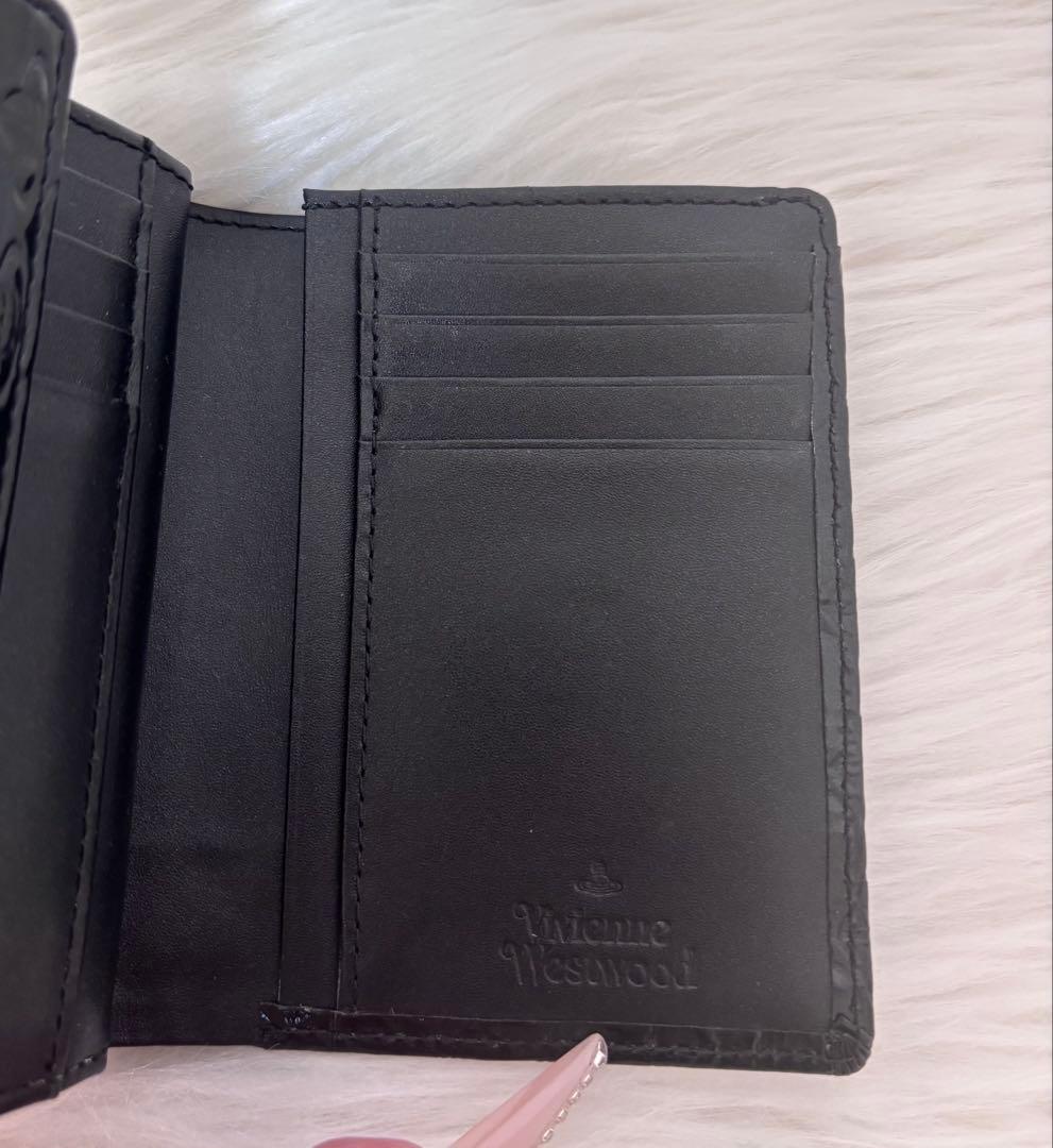 【美品】Vivienne Westwood OVALORB口金二つ折り財布