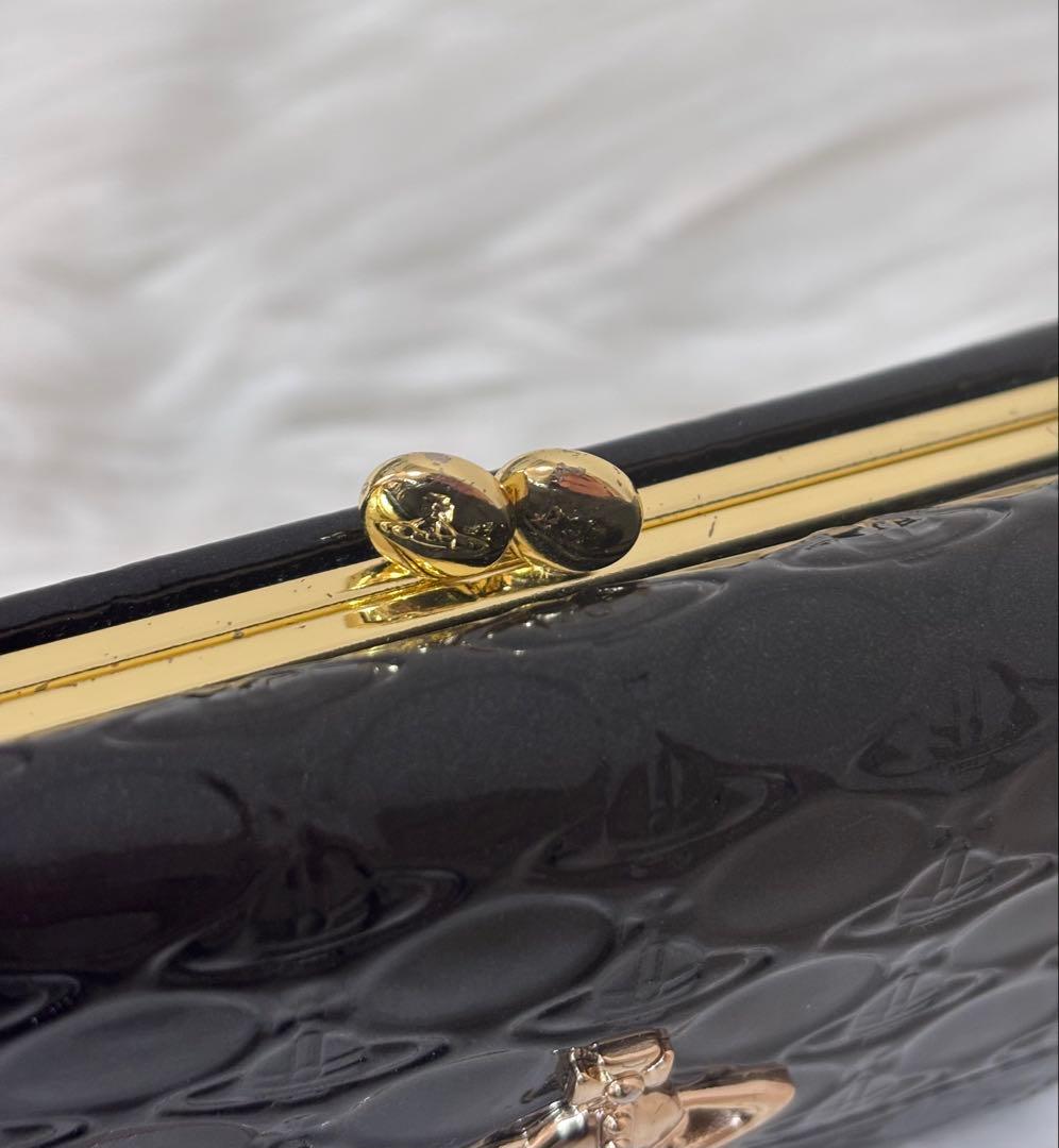 【美品】Vivienne Westwood OVALORB口金二つ折り財布