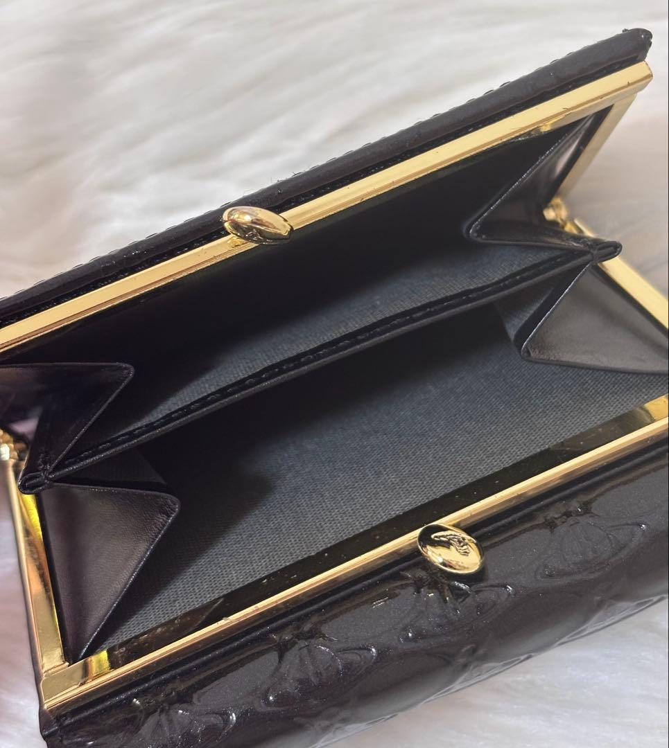 【美品】Vivienne Westwood OVALORB口金二つ折り財布