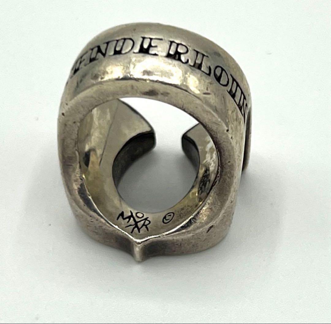 TENDERLOIN テンダーロイン　ホースシューリング　ダイヤ付き　シルバー