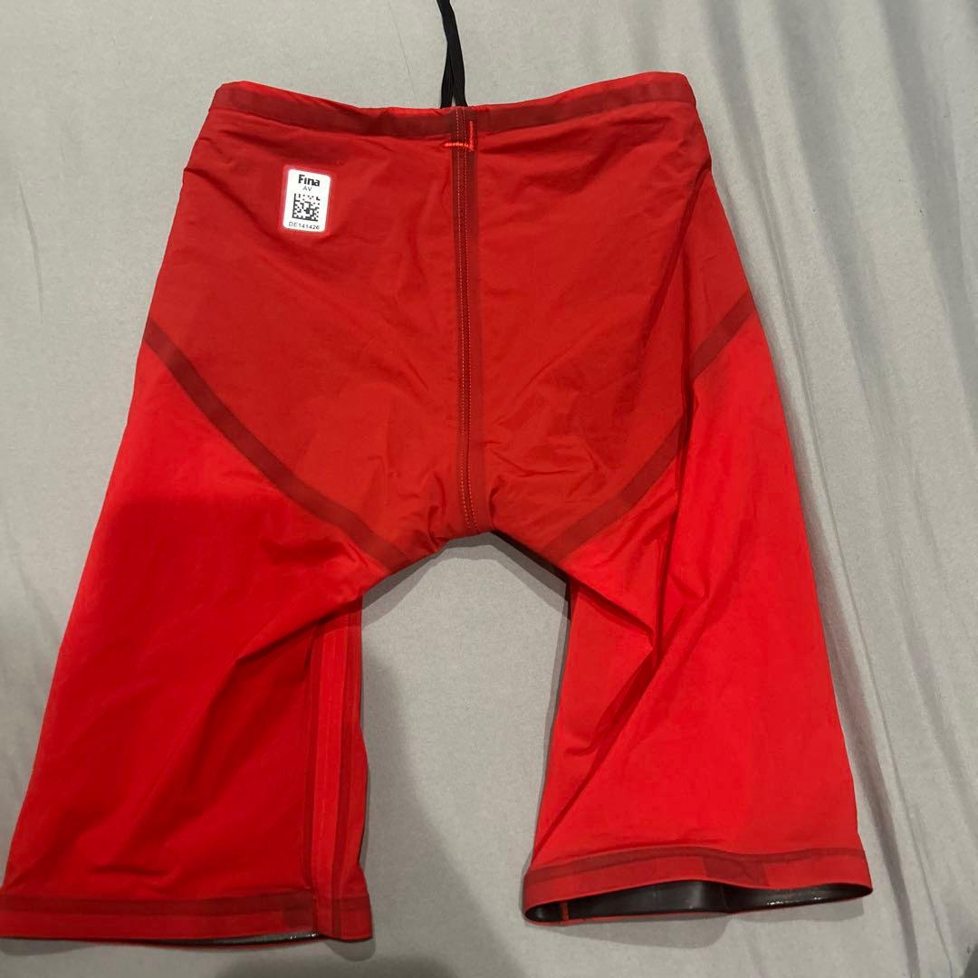 arena 競泳水着 FINA認証 レッド Mサイズ