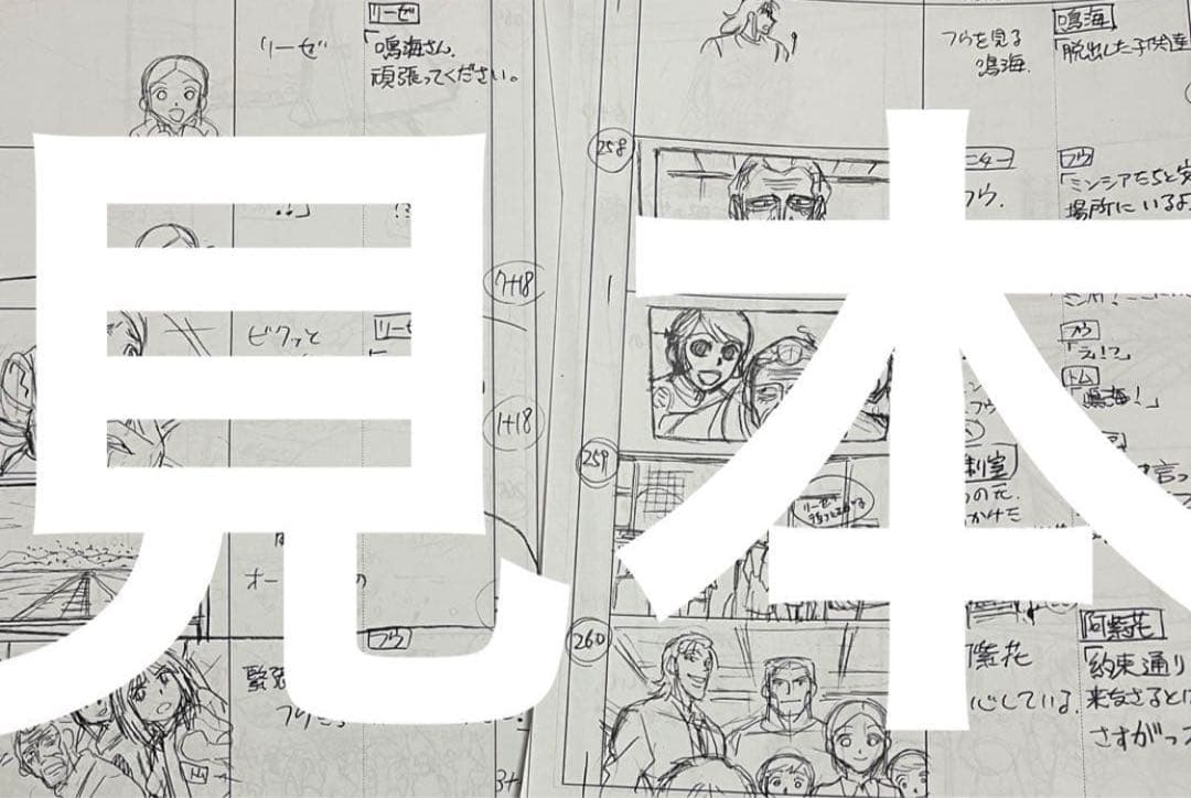 からくりサーカス まとめ売り 原画 制作指示 セル画 鳴海 勝 しろがね