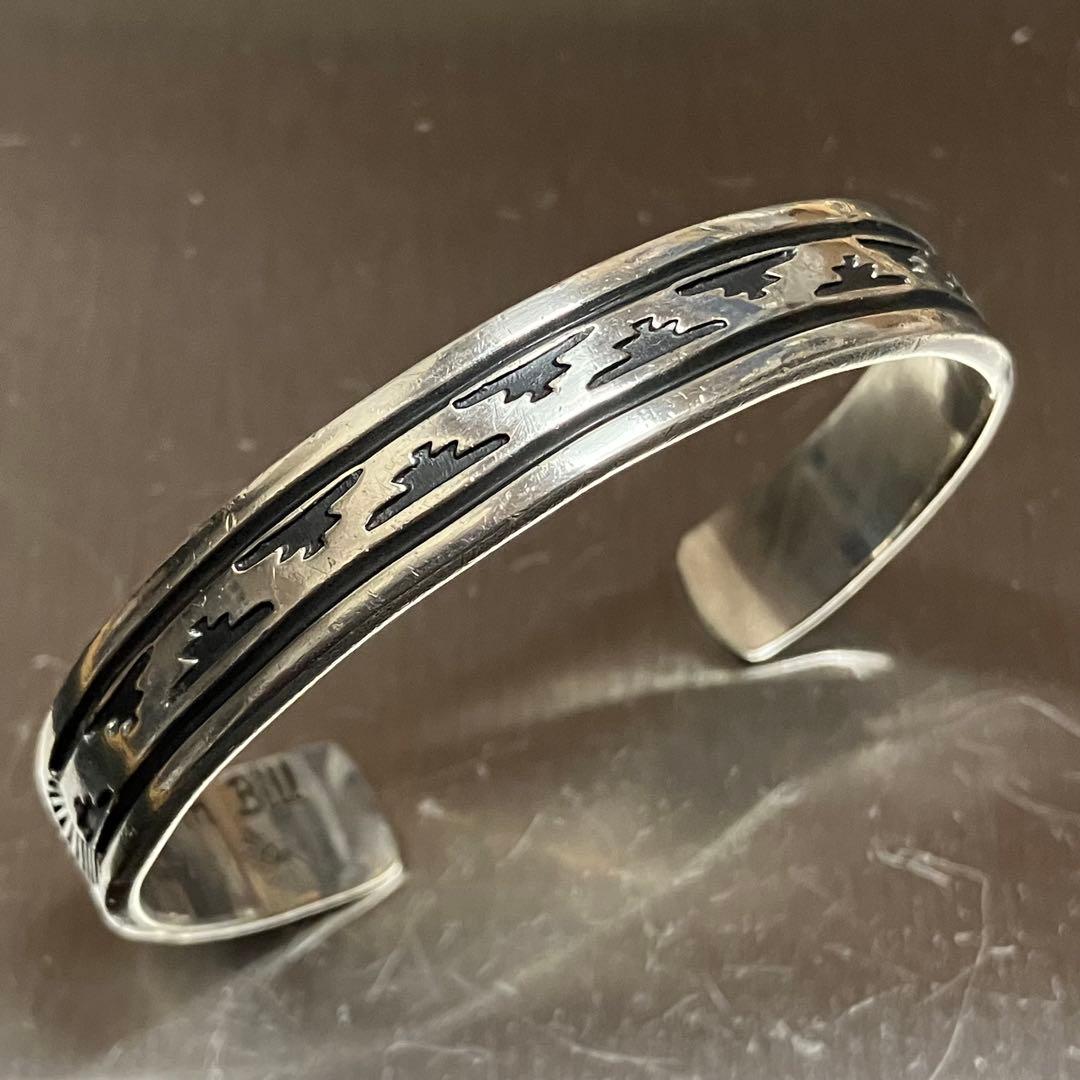 Darin Bill ダーリンビル ナバホ族 バングル シルバー