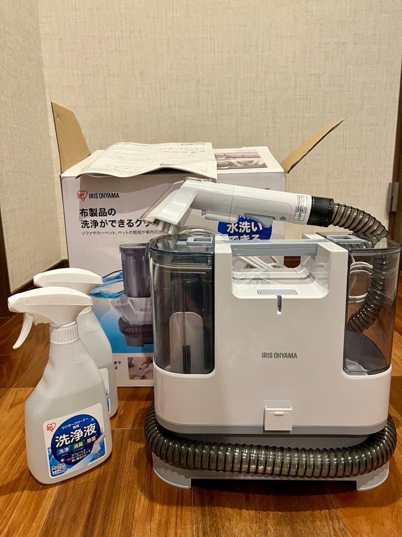 アイリスオーヤマ　リンサークリーナー　 RNS-P10-W 専用洗浄液付き