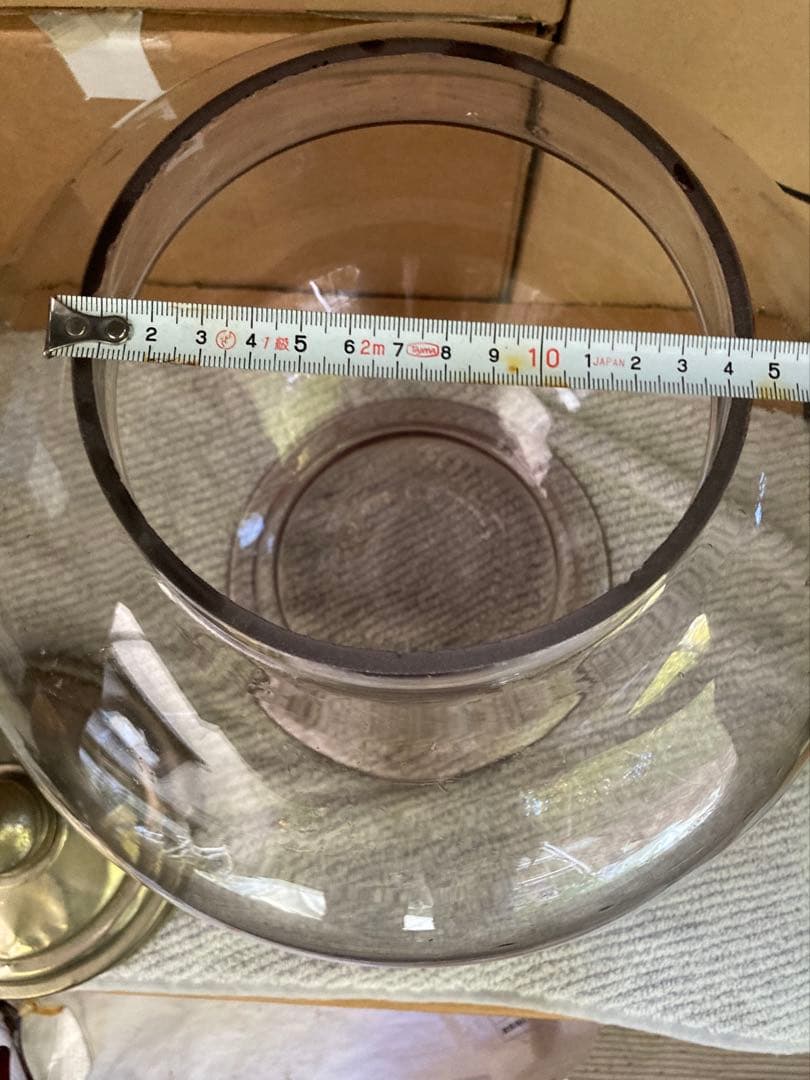 ぼってり美しい 薄紫の地球瓶 菓子瓶 菓子びん ガラス 昭和レトロ アンティーク