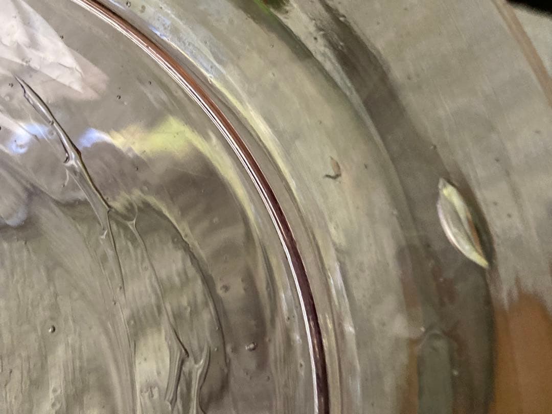 ぼってり美しい 薄紫の地球瓶 菓子瓶 菓子びん ガラス 昭和レトロ アンティーク