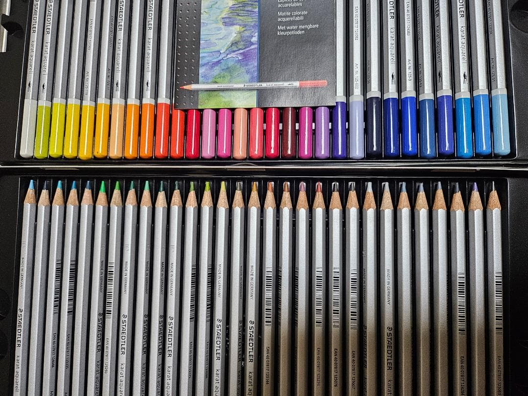 【未使用おまけ付】STAEDTLER karat aquarell 60本セット
