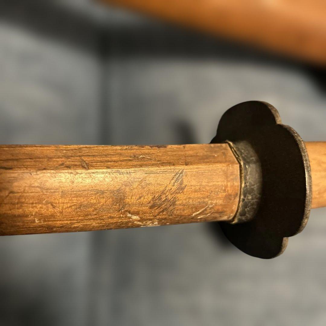 木刀 武蔵松山住 斎藤四郎国房 模擬刀 武具 レトロ アンティーク　骨董品