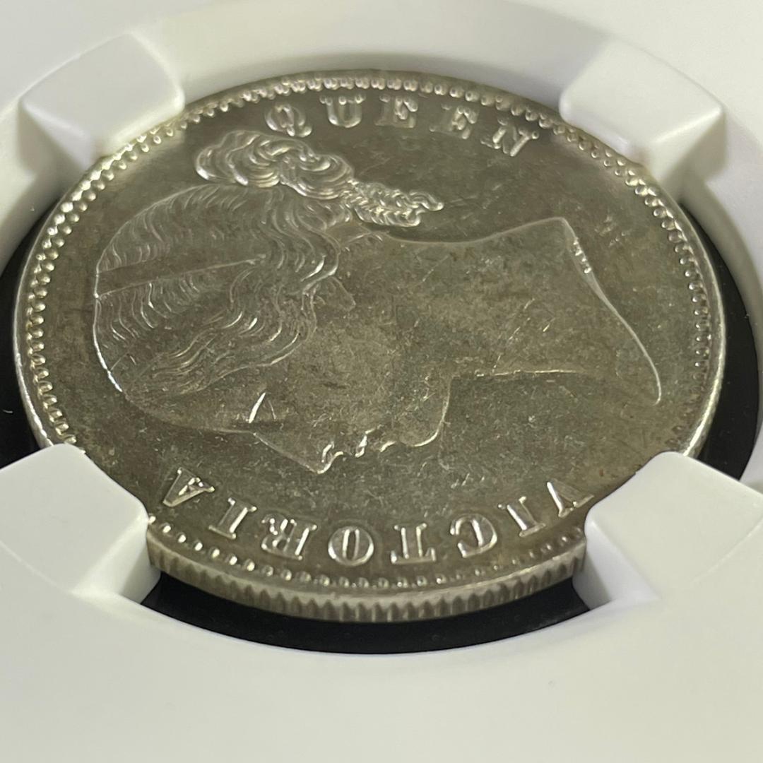 【イギリス インド 銀貨】NGC MS61 ルピー ウィリアム・ワイオン