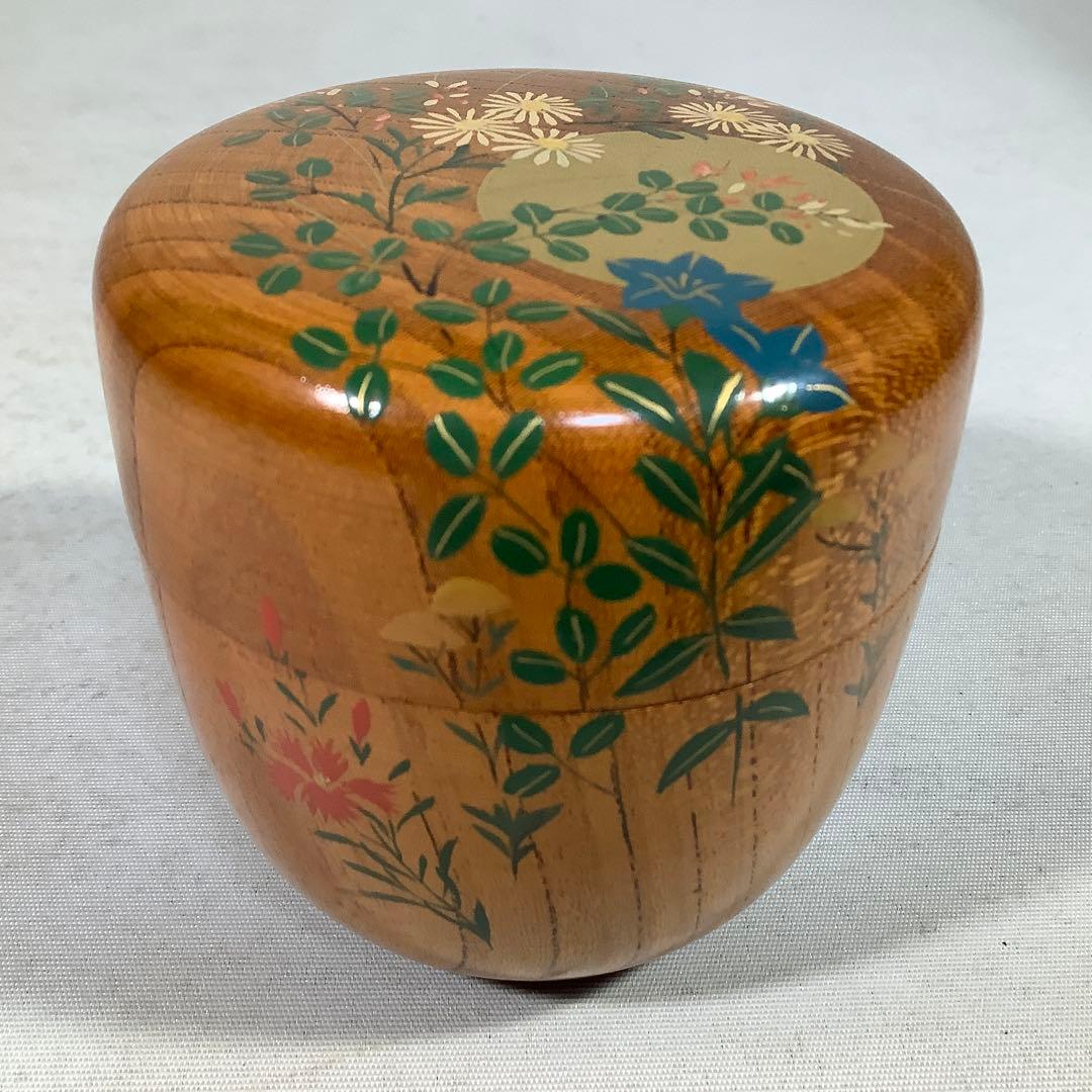 秋草　蒔絵　大棗　幸斎　茶道具　送料無料