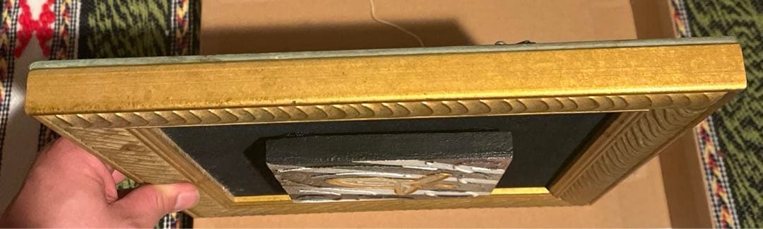 中古絵画アート⭐︎アンディ・レイキ \"大天使ウリエル\"奇跡を呼ぶ天使の絵 繁栄