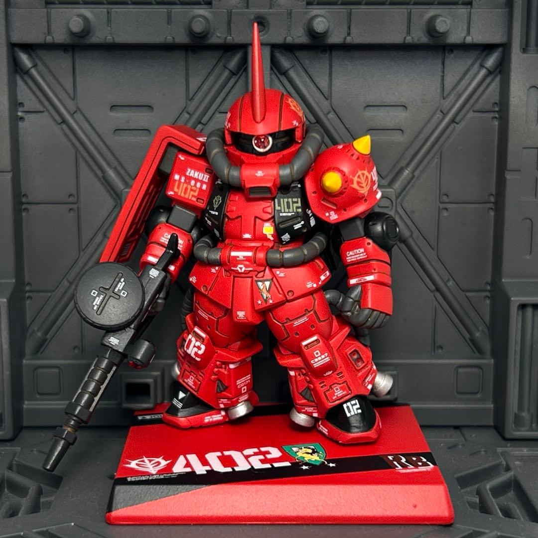 ゆ*き様 ガンダムコンバージ塗装　ジョニーライデン専用高機動型ザクⅡ