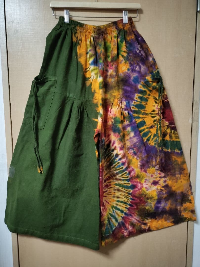 エスニック　タイパンツ　象柄パンツ　大きいサイズ　新品タイ製