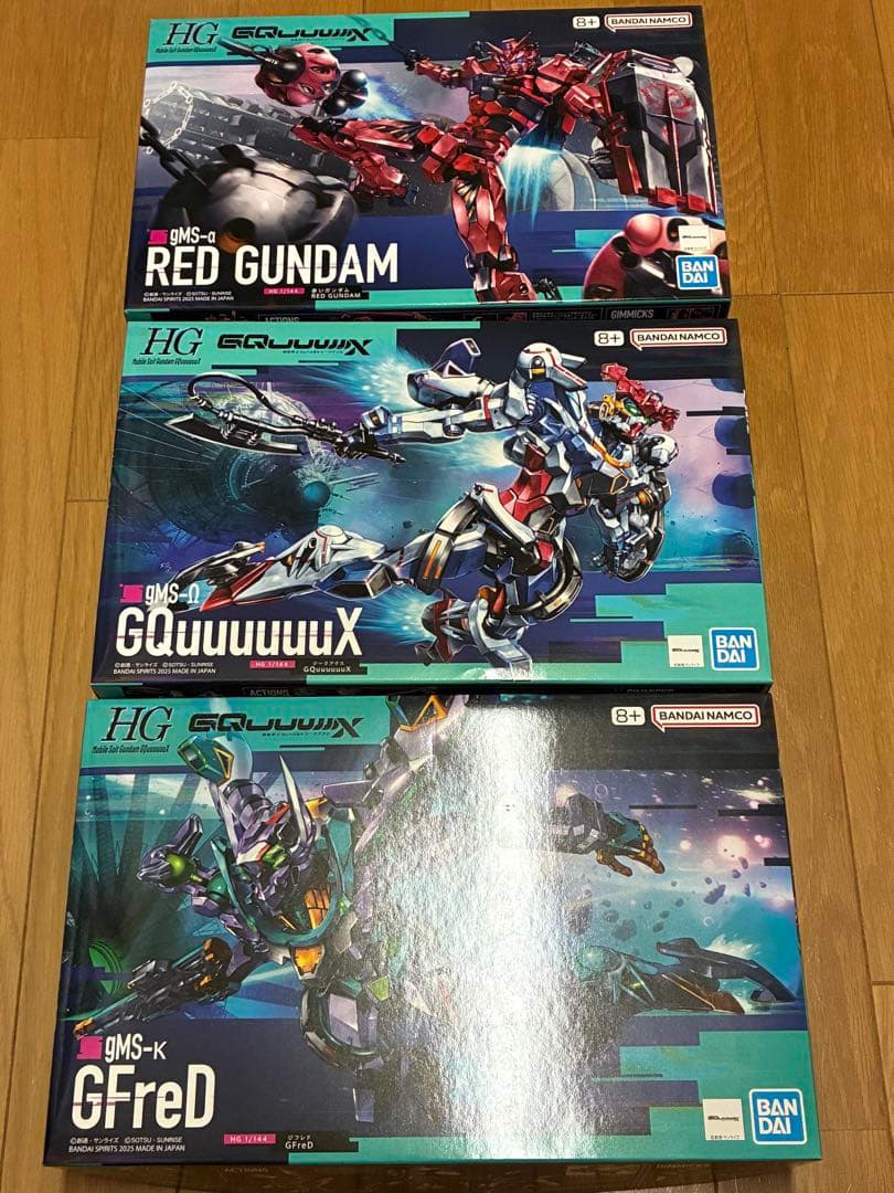 HG ジークアクス12点セット　純正デカール①②付き