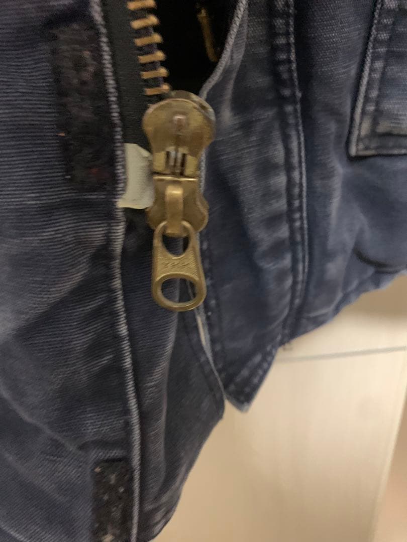 Carhartt シベリアンパーカーネイビー　キルティングメキシコ製