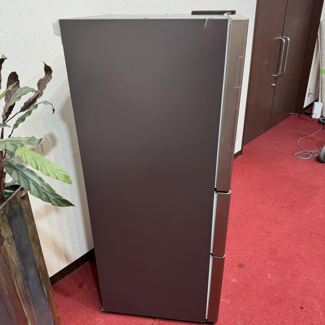 東京23区送料無料　美品日立3ドア冷蔵庫265L　ガラストップ　清掃/除菌済み