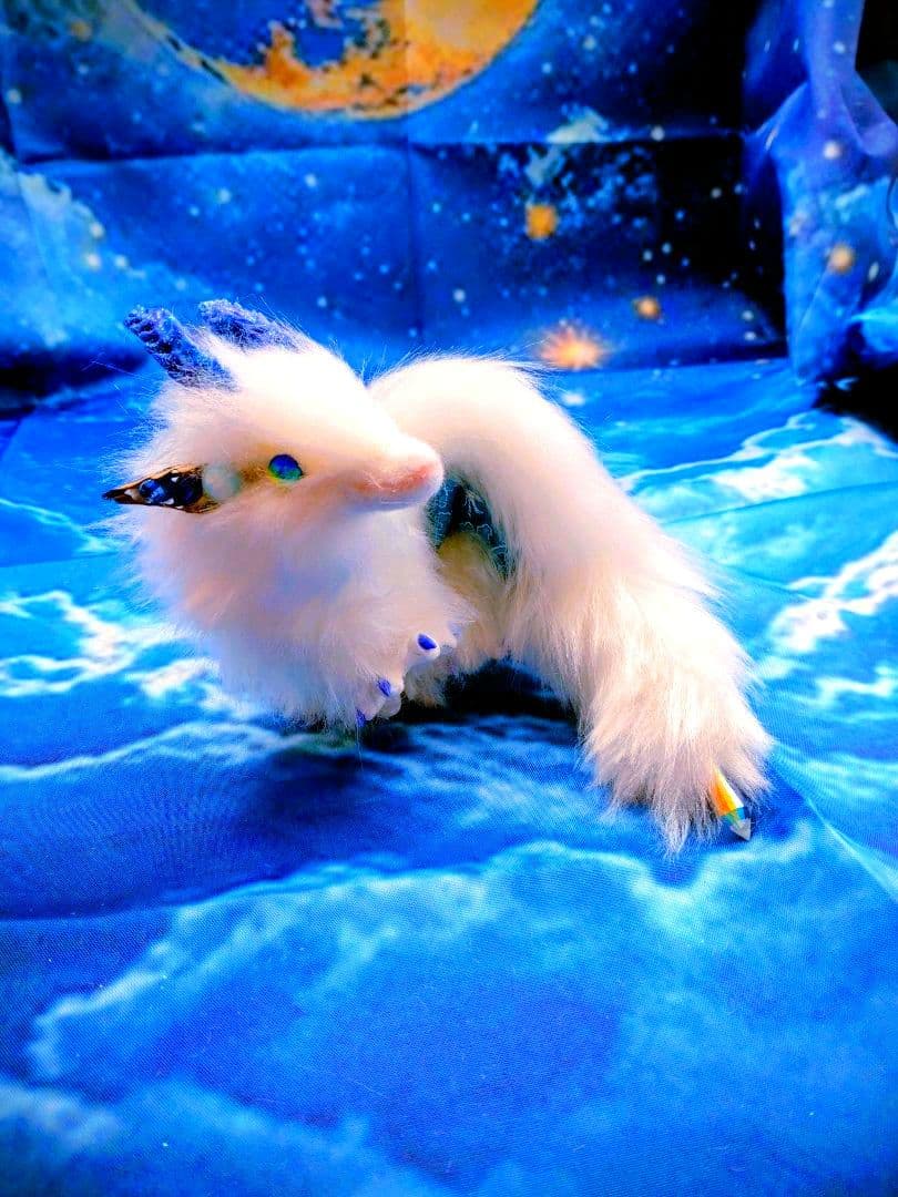 ちっこい龍ドラゴンアートドールハンドメイドぬいぐるみDragon ArtDoll