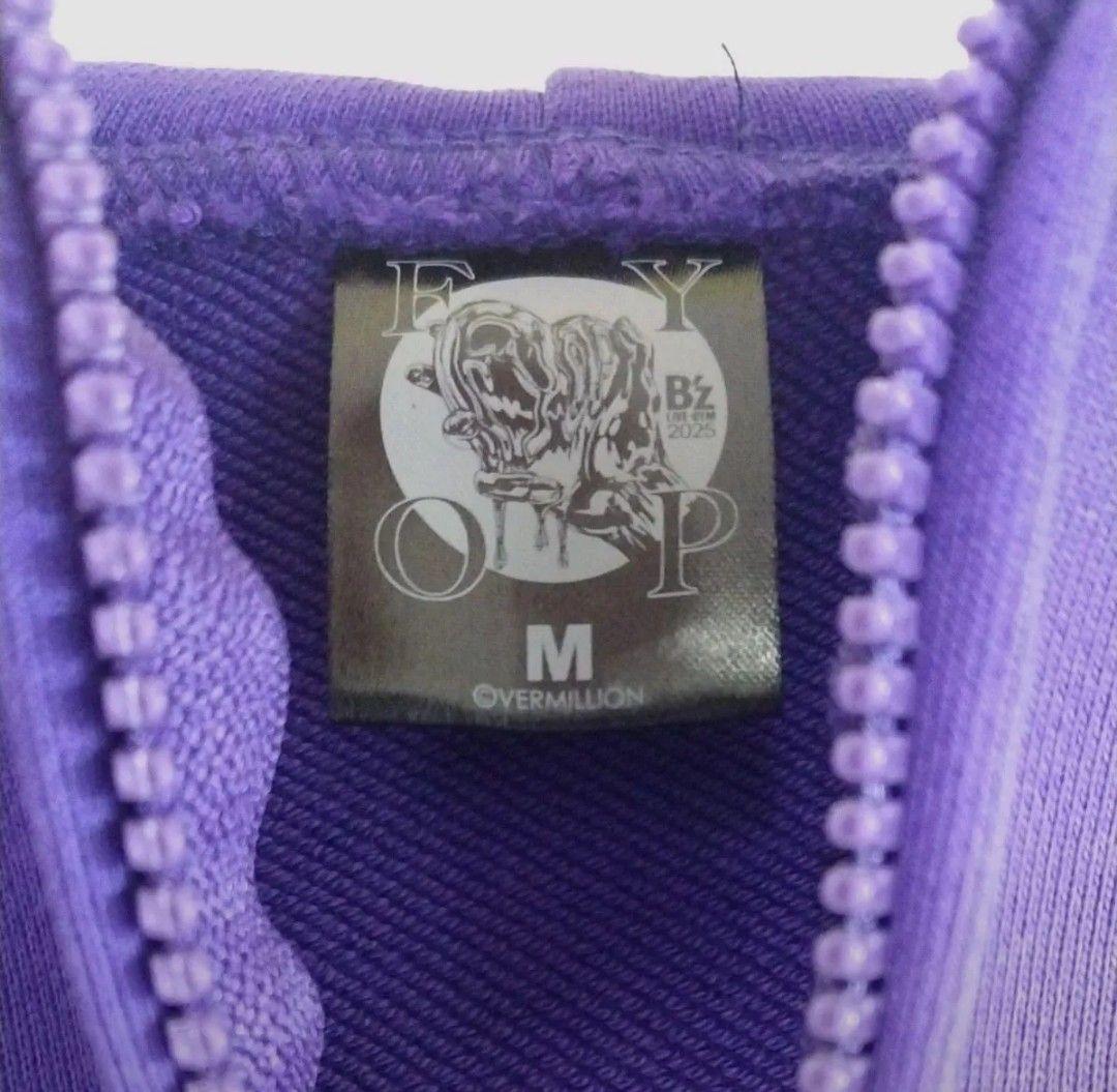 B'z　FYOP　Mサイズ　紫 ジップ　パ ーカー