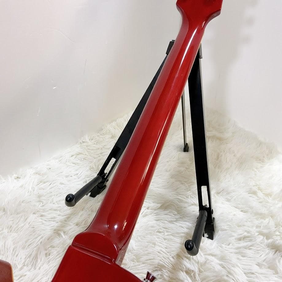 ギャラン GALAN レスポール 虎目 LEAD ROCK レッド