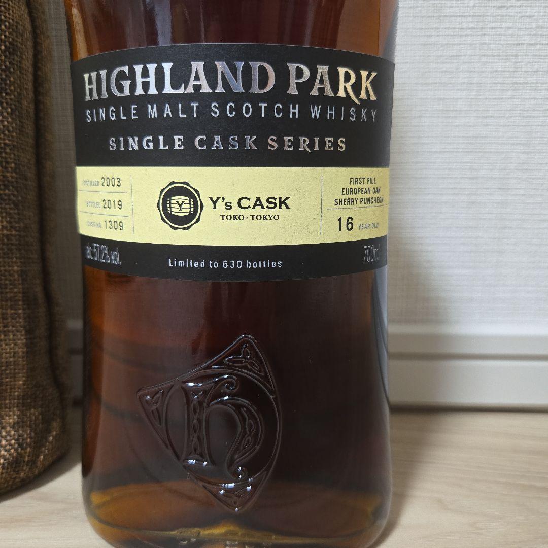 ハイランドパーク2003 1stfill ユーロピアンオーク16年Y'sカスク