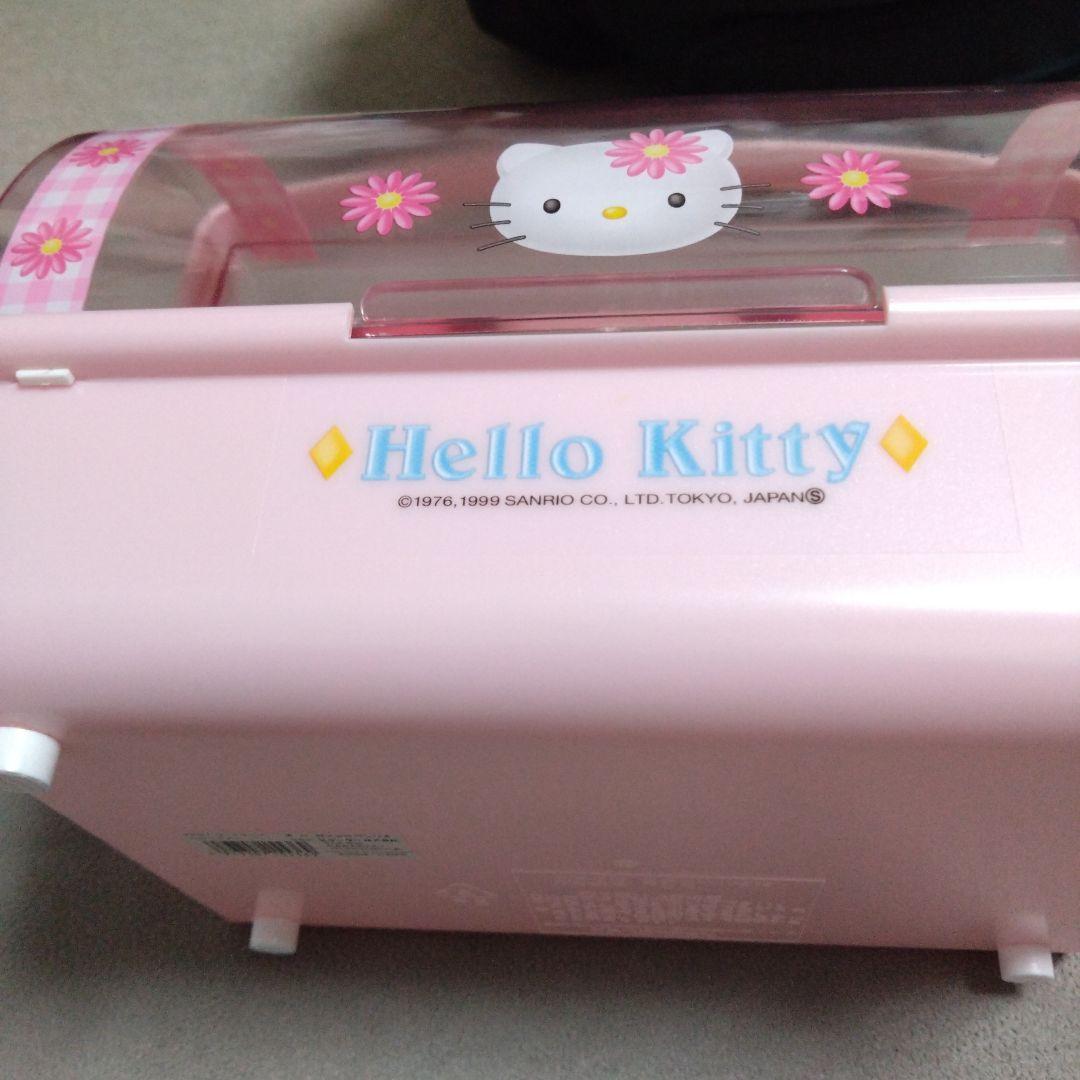 年代物　未使用品　Hello Kitty フードケース　収納ボックス ピンク