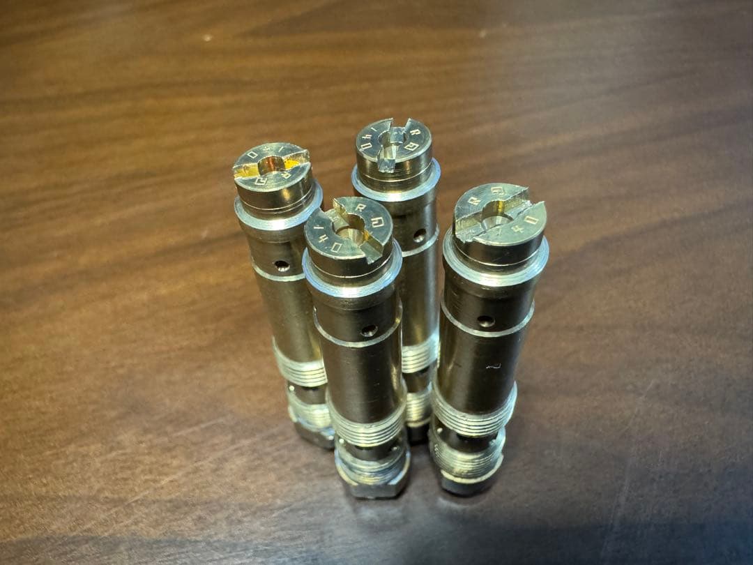 ソレックス　ジェットブロック8 4本セット エアー、メイン、ブリードパイプ入り