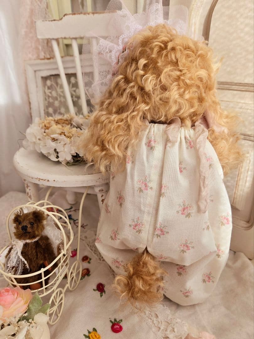 カーリーモヘアのトイプードルちゃん.*・゜特別なset₊˚⊹ ʚɞ テディベア