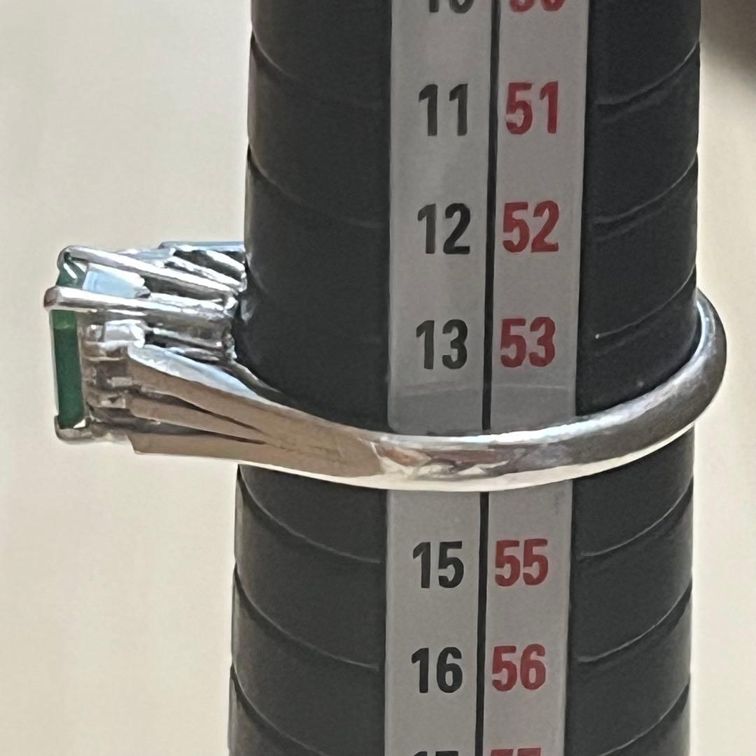 WGエメラルドダイヤモンドリング