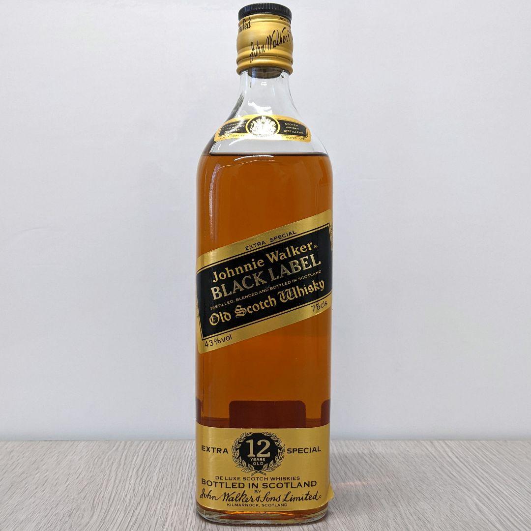 ジョニーウォーカー　黒ラベル12年　新・旧飲み比べ2本セット