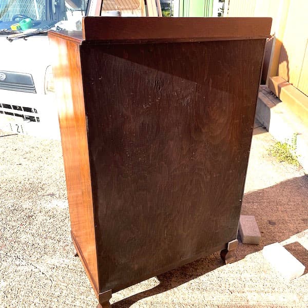 イギリスアンティーク　4段チェスト　キャビネット　サイドボード