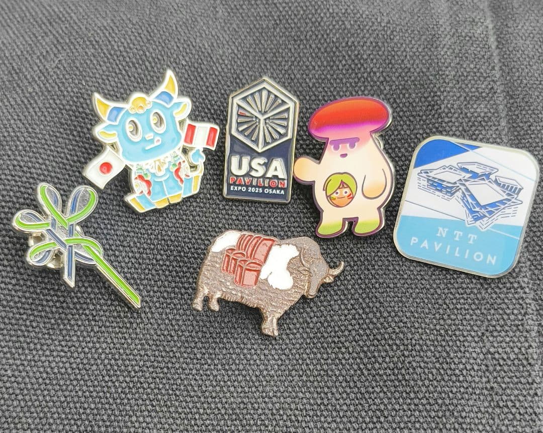 万博　非売品 ピンバッジ 6個セット激レア