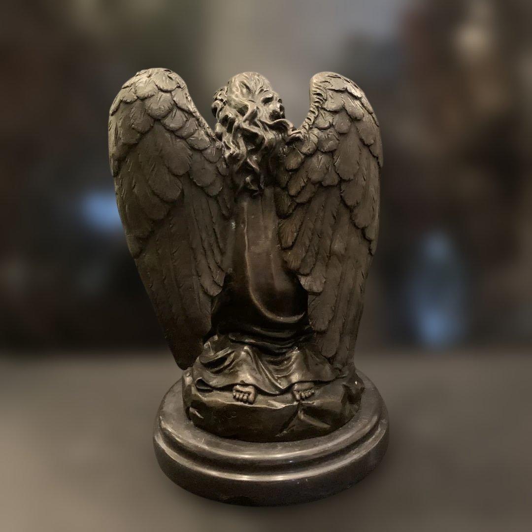 ブロンズ製 祈祷天使像 祈り 31-234