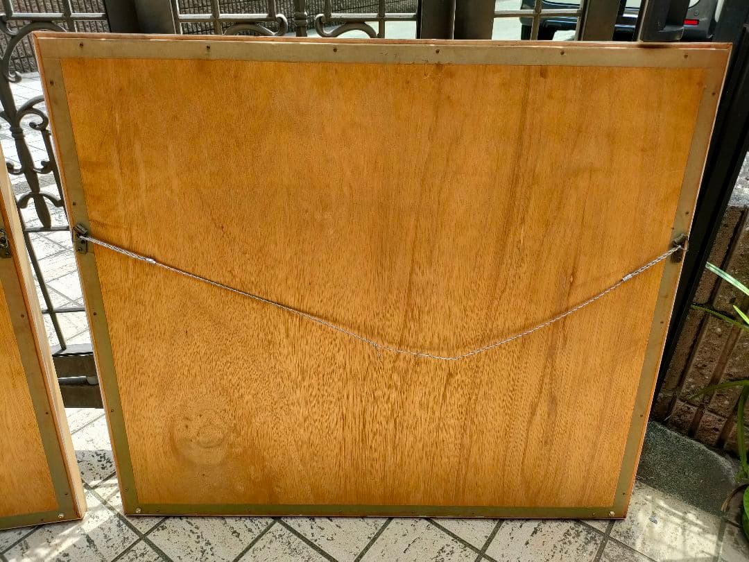 水墨画　Carol Grigg キャロルグリッグ　PAINTED　PONY　額縁