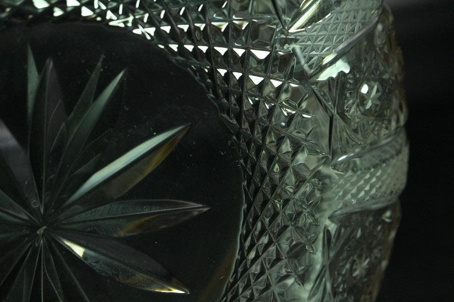 懐石 金縁 硝子 鉢 美品(K-A361)