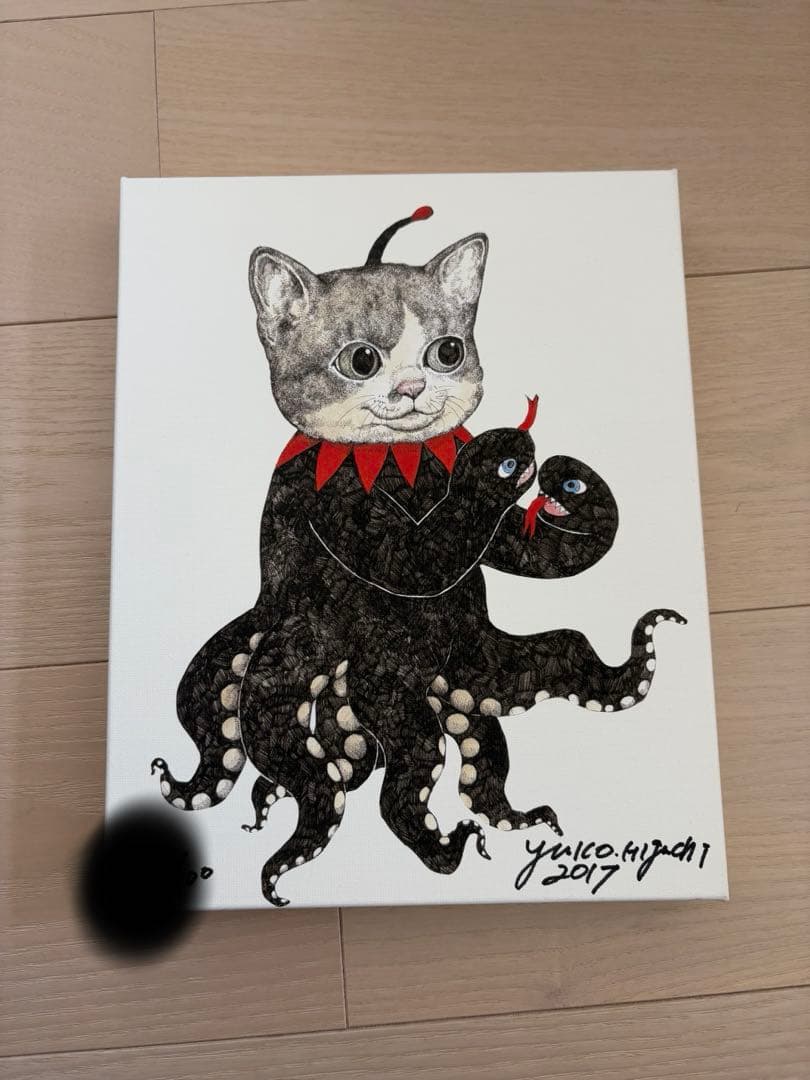 ヒグチユウコ　複製画　ギュスターヴくん