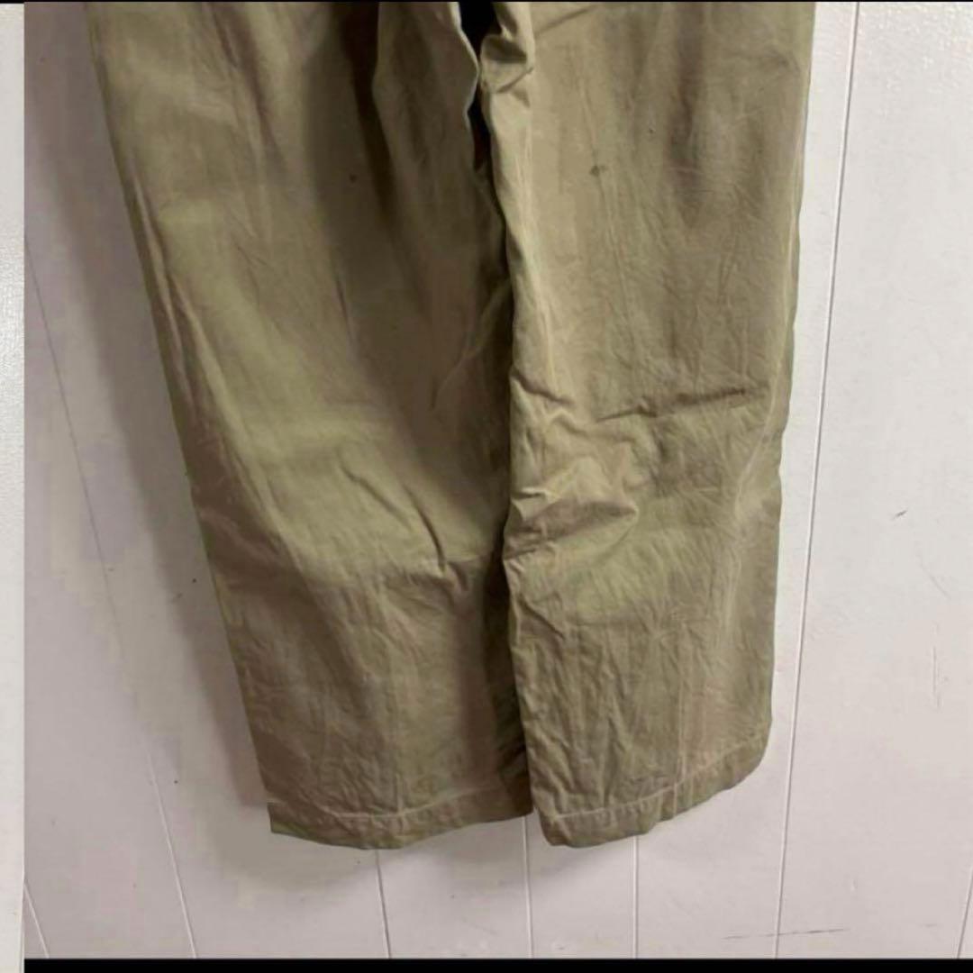 60s アルミジッパー　米軍　実物　軍チノ　COTTON サイズ32×31