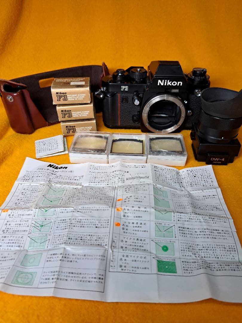 Nikon F3 新品モルト交換済み DW-4他あり