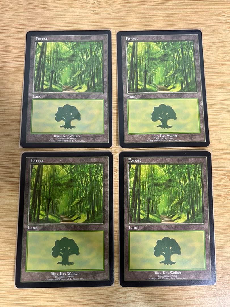 EUROランド 森 4枚セット MTG